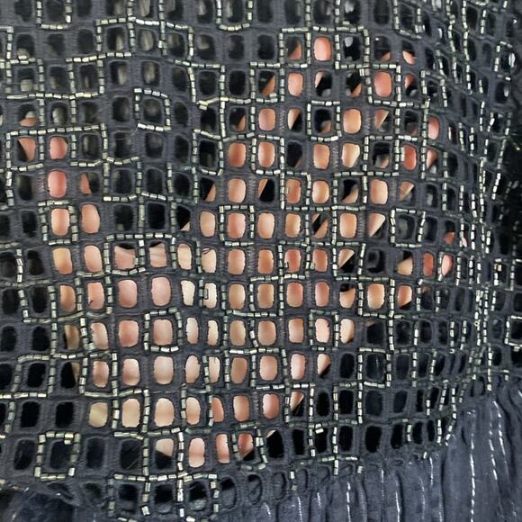 Anthropologie Maeve Alameda Blouse, Black Women's 2 - Picture 8 of 9